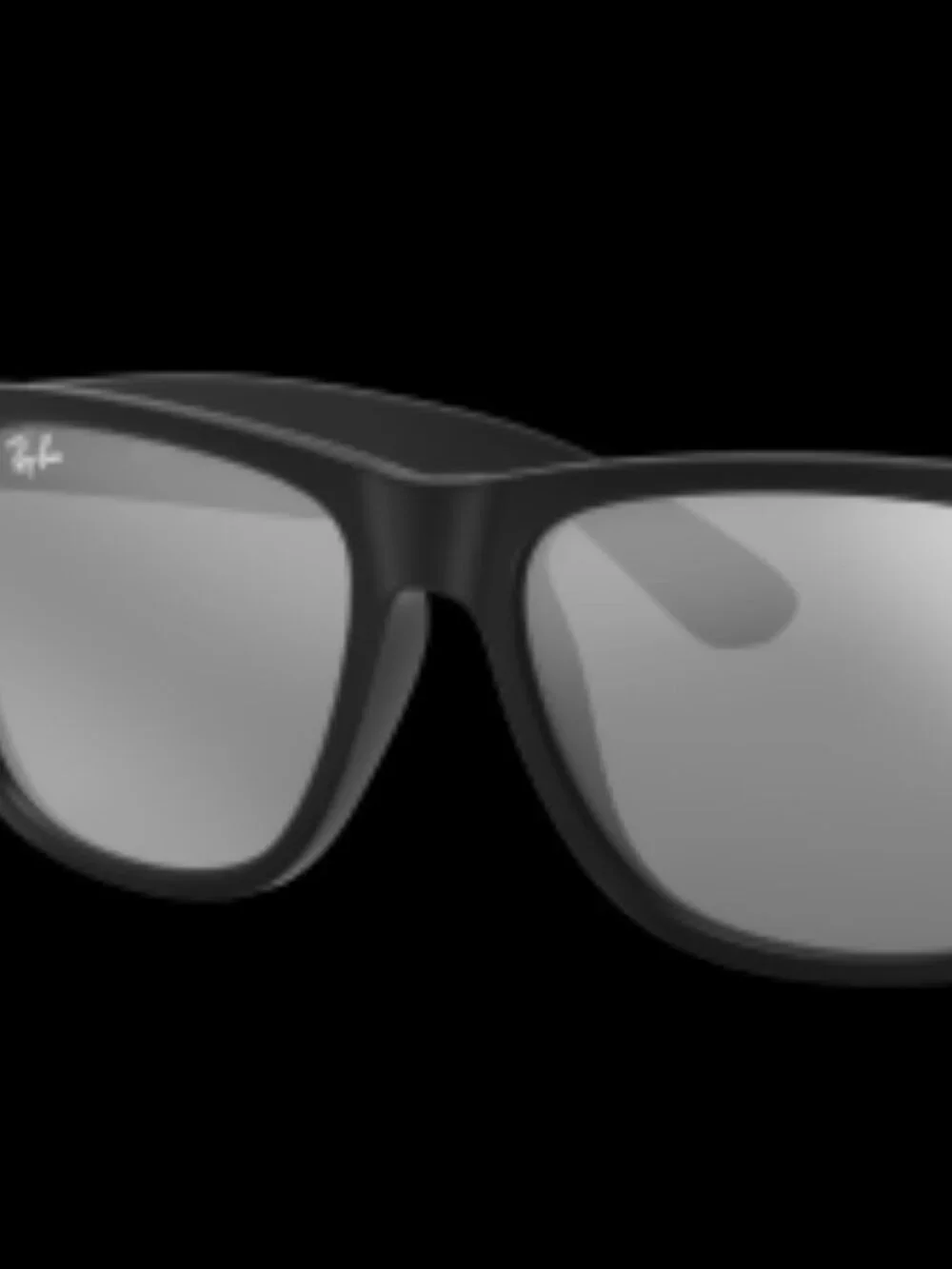 Ray-Ban Justin RB4165 Matte Black Silver Mirror Sunglasses